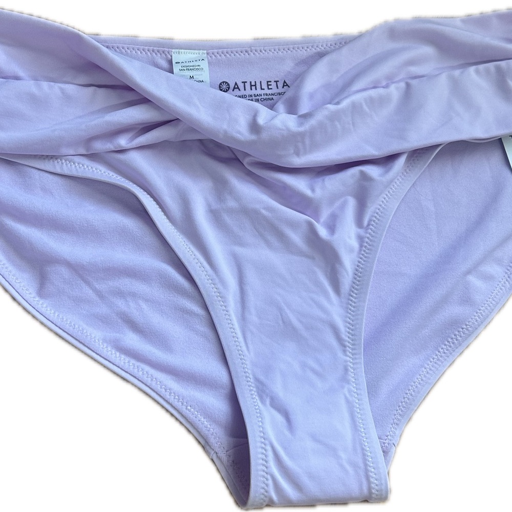 Athleta Lavender Twist Bikini Bottom